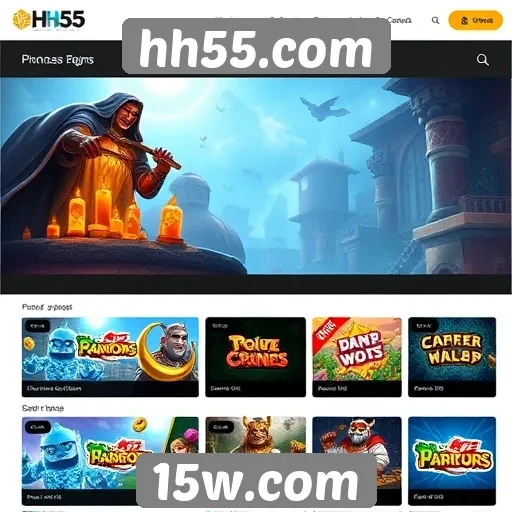 hh55.com oferece uma ampla variedade de jogos online