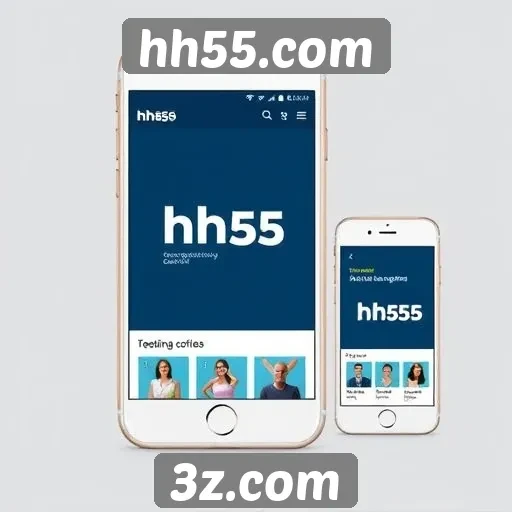 Desempenho de hh55.com em dispositivos móveis