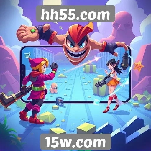 Jogos mobile disponíveis no hh55.com atraem novos usuários