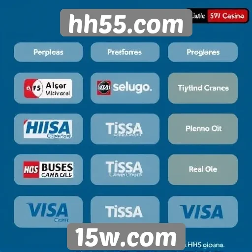 Explorando os métodos de pagamento no hh55.com